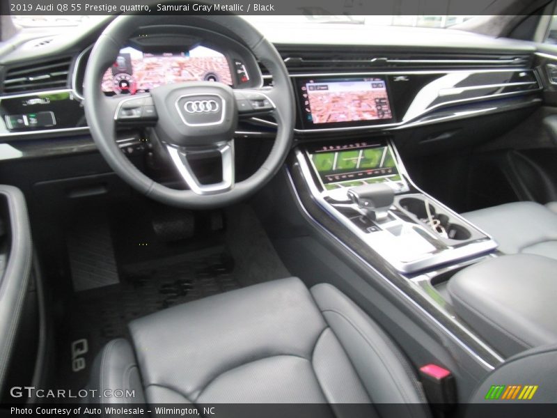 Samurai Gray Metallic / Black 2019 Audi Q8 55 Prestige quattro