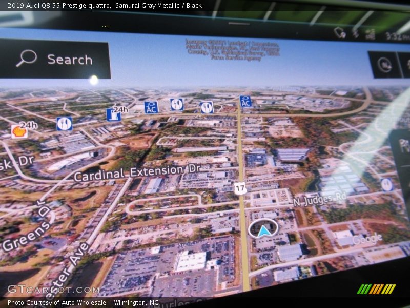 Samurai Gray Metallic / Black 2019 Audi Q8 55 Prestige quattro