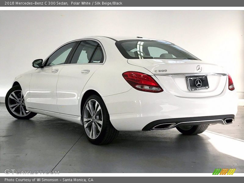 Polar White / Silk Beige/Black 2018 Mercedes-Benz C 300 Sedan