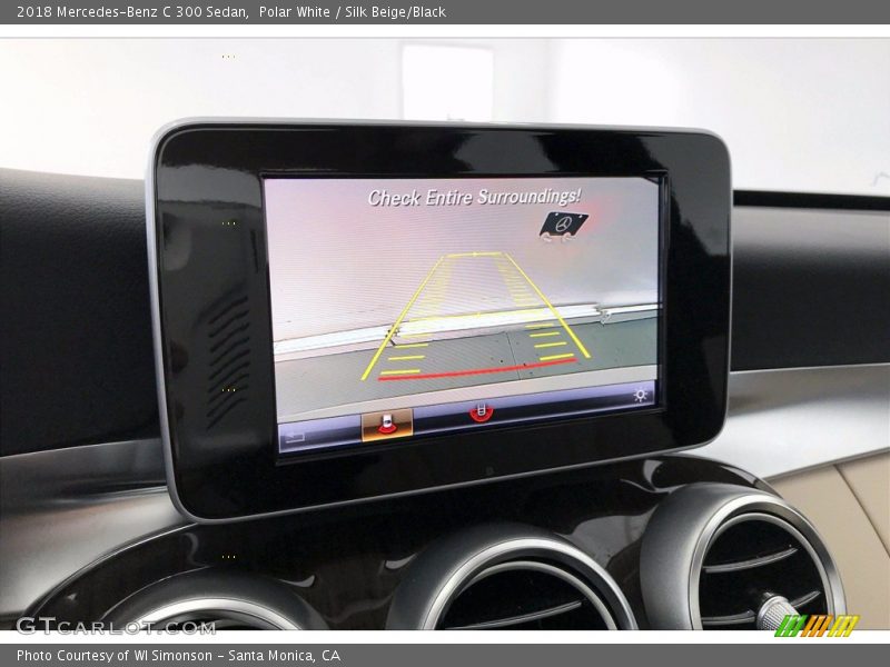 Polar White / Silk Beige/Black 2018 Mercedes-Benz C 300 Sedan