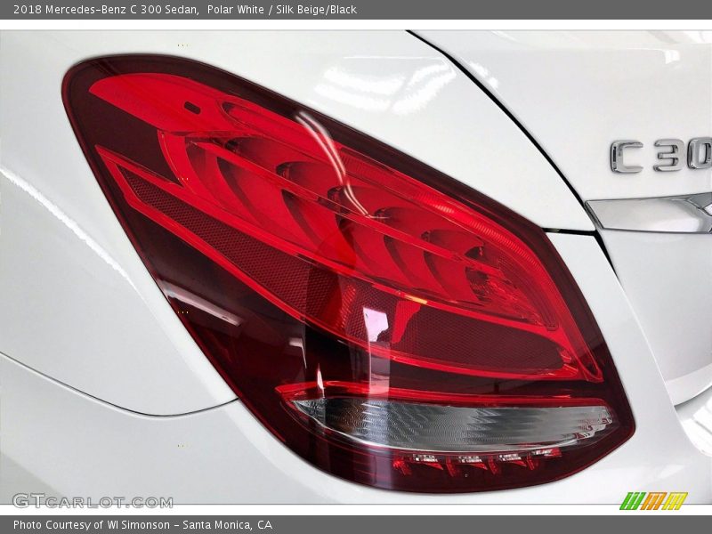 Polar White / Silk Beige/Black 2018 Mercedes-Benz C 300 Sedan