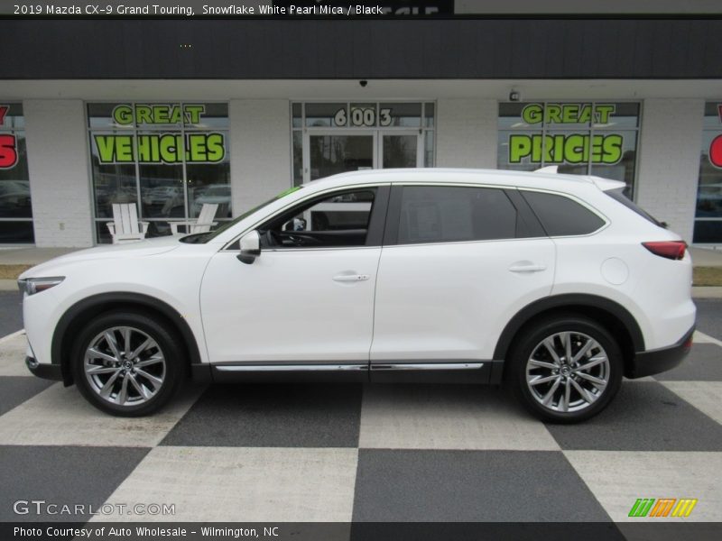 Snowflake White Pearl Mica / Black 2019 Mazda CX-9 Grand Touring