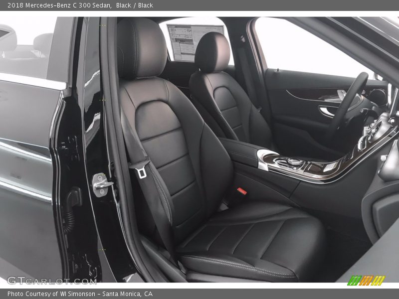Black / Black 2018 Mercedes-Benz C 300 Sedan