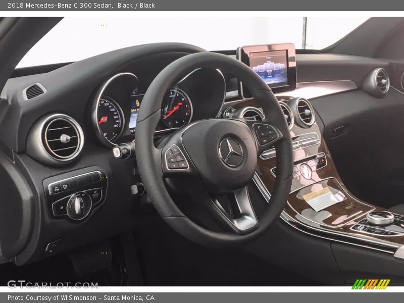 Black / Black 2018 Mercedes-Benz C 300 Sedan