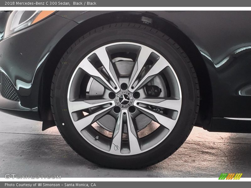 Black / Black 2018 Mercedes-Benz C 300 Sedan