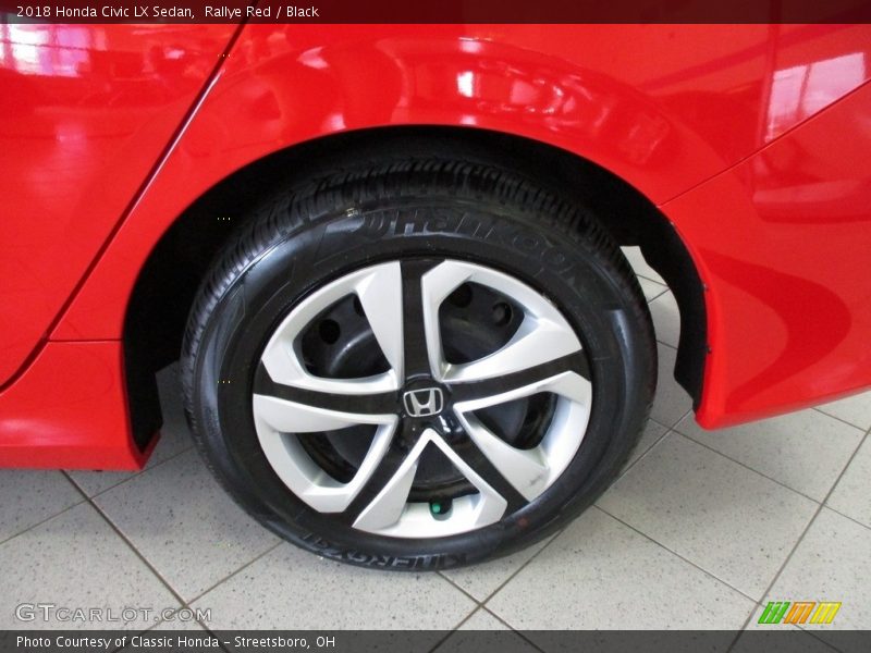 Rallye Red / Black 2018 Honda Civic LX Sedan