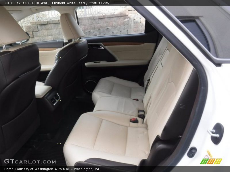 Eminent White Pearl / Stratus Gray 2018 Lexus RX 350L AWD
