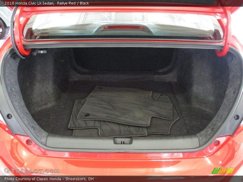 Rallye Red / Black 2018 Honda Civic LX Sedan