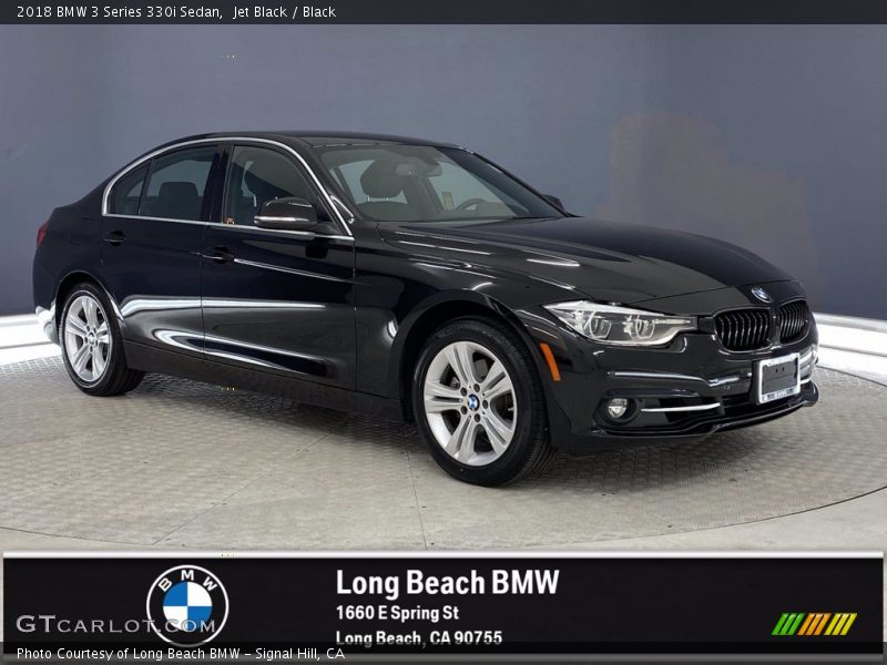 Jet Black / Black 2018 BMW 3 Series 330i Sedan