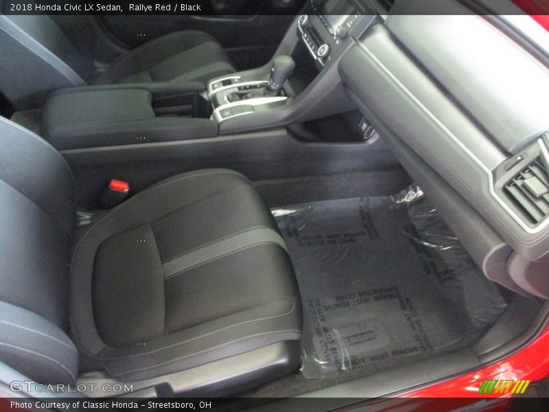 Rallye Red / Black 2018 Honda Civic LX Sedan