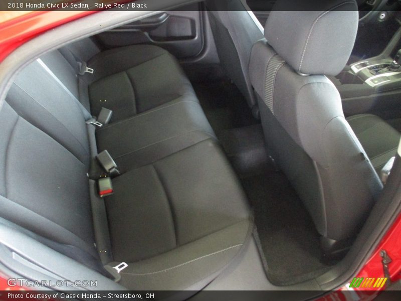 Rallye Red / Black 2018 Honda Civic LX Sedan