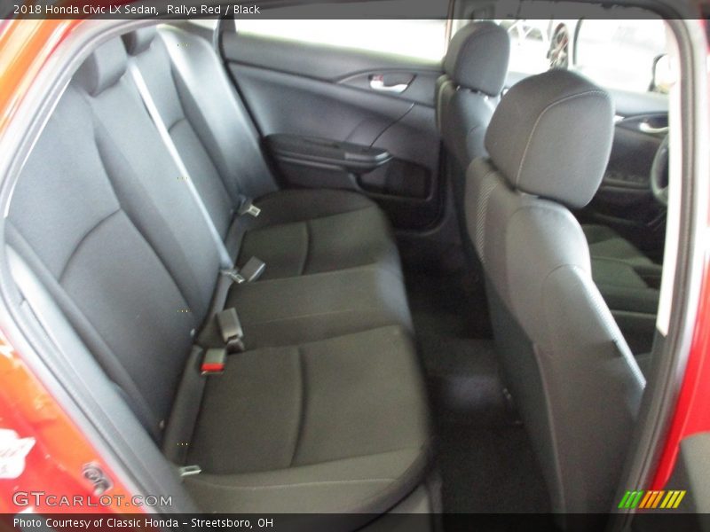 Rallye Red / Black 2018 Honda Civic LX Sedan