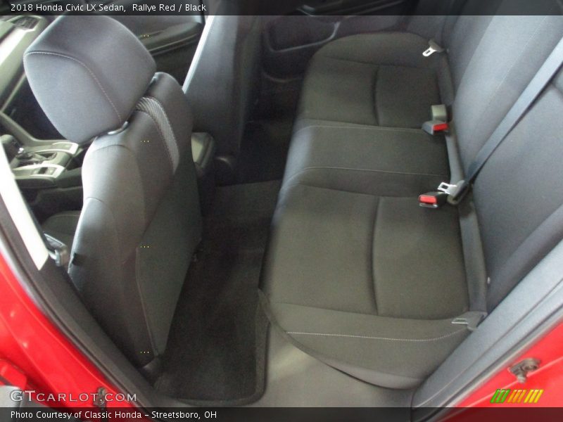 Rallye Red / Black 2018 Honda Civic LX Sedan