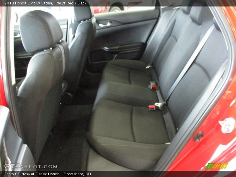 Rallye Red / Black 2018 Honda Civic LX Sedan