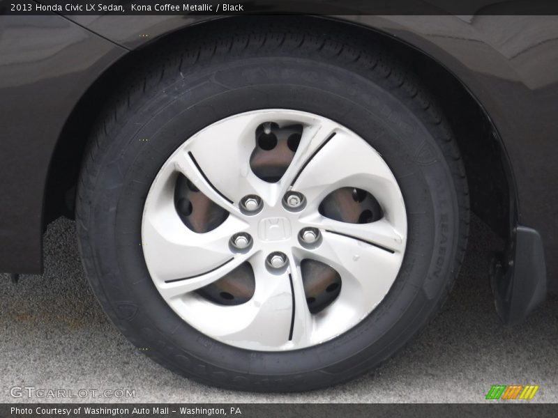 Kona Coffee Metallic / Black 2013 Honda Civic LX Sedan