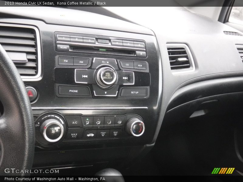 Kona Coffee Metallic / Black 2013 Honda Civic LX Sedan