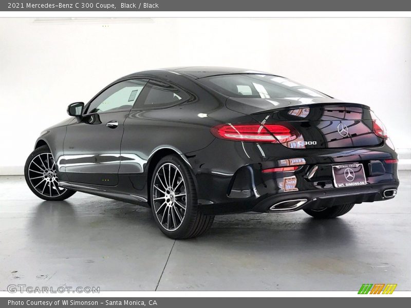 Black / Black 2021 Mercedes-Benz C 300 Coupe