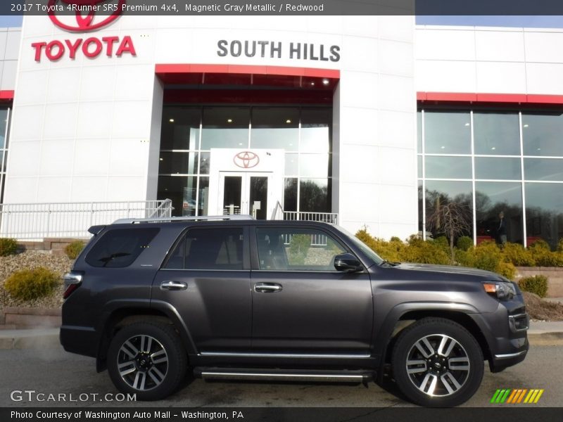 Magnetic Gray Metallic / Redwood 2017 Toyota 4Runner SR5 Premium 4x4