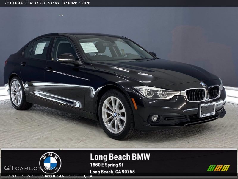 Jet Black / Black 2018 BMW 3 Series 320i Sedan