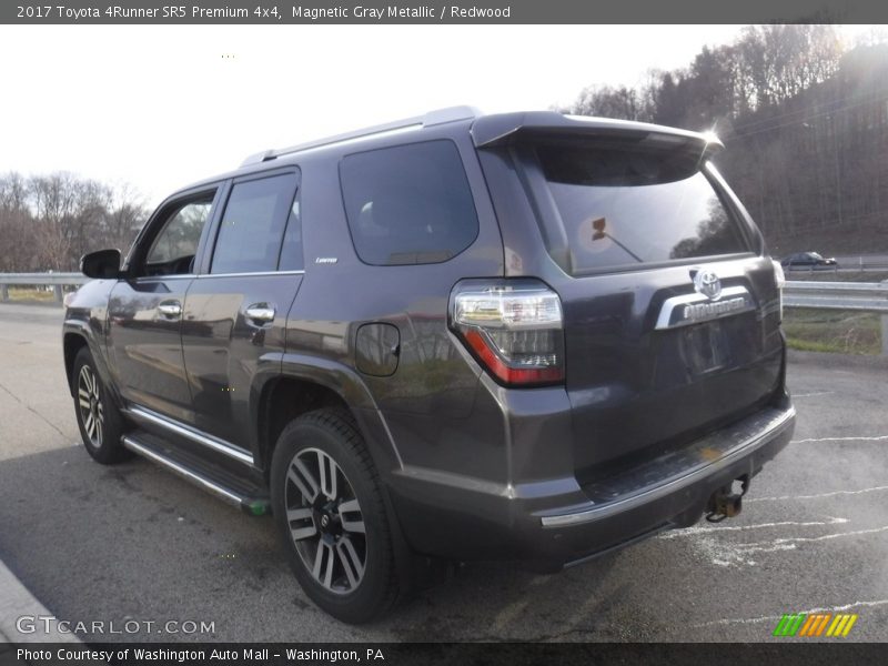 Magnetic Gray Metallic / Redwood 2017 Toyota 4Runner SR5 Premium 4x4