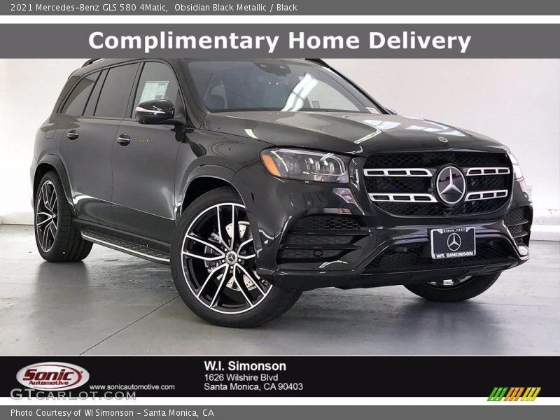 Obsidian Black Metallic / Black 2021 Mercedes-Benz GLS 580 4Matic
