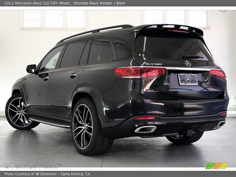 Obsidian Black Metallic / Black 2021 Mercedes-Benz GLS 580 4Matic