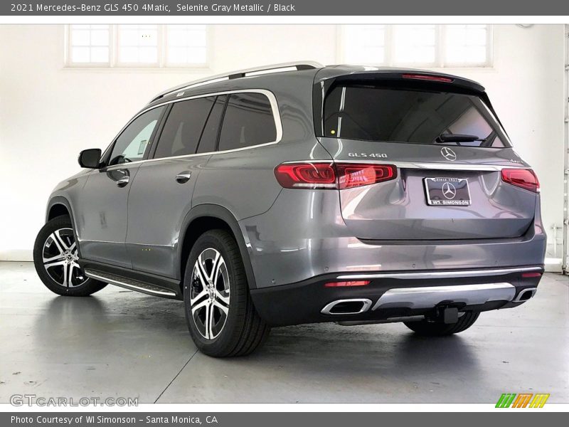 Selenite Gray Metallic / Black 2021 Mercedes-Benz GLS 450 4Matic