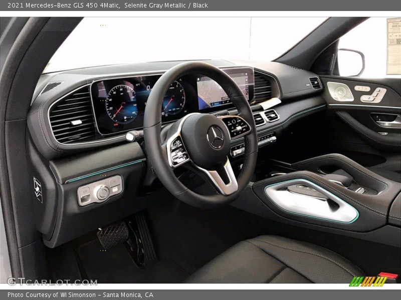 Selenite Gray Metallic / Black 2021 Mercedes-Benz GLS 450 4Matic