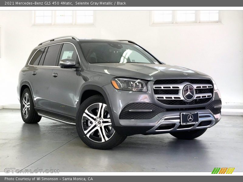Selenite Gray Metallic / Black 2021 Mercedes-Benz GLS 450 4Matic