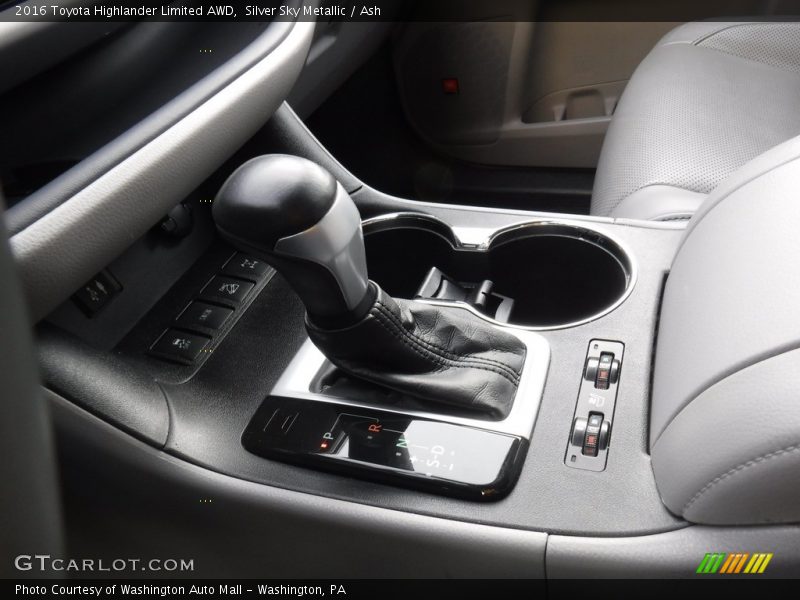 Silver Sky Metallic / Ash 2016 Toyota Highlander Limited AWD