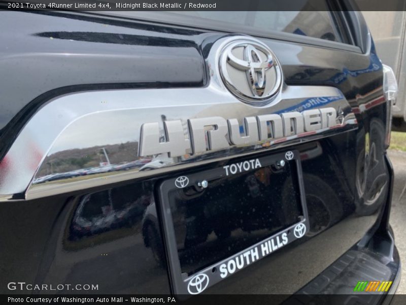 Midnight Black Metallic / Redwood 2021 Toyota 4Runner Limited 4x4
