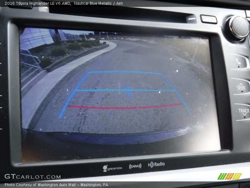 Nautical Blue Metallic / Ash 2016 Toyota Highlander LE V6 AWD