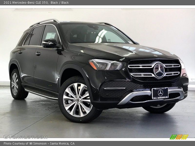 Black / Black 2021 Mercedes-Benz GLE 350