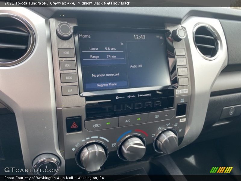 Midnight Black Metallic / Black 2021 Toyota Tundra SR5 CrewMax 4x4