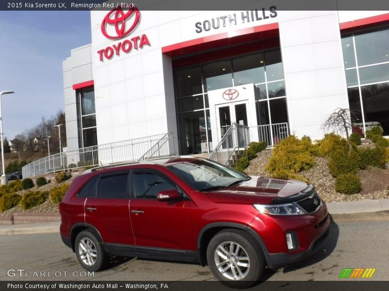 Remington Red / Black 2015 Kia Sorento LX