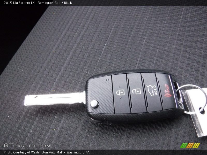 Remington Red / Black 2015 Kia Sorento LX