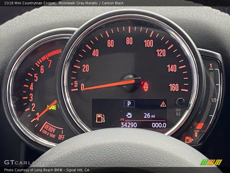Moonwalk Gray Metallic / Carbon Black 2018 Mini Countryman Cooper
