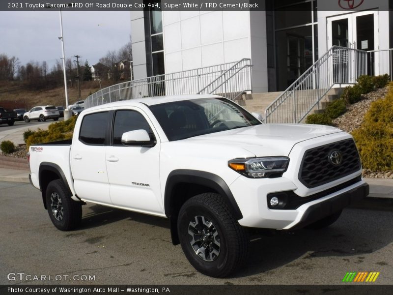 Front 3/4 View of 2021 Tacoma TRD Off Road Double Cab 4x4