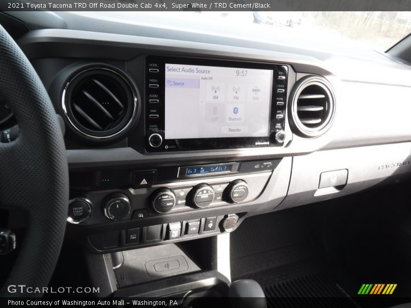 Super White / TRD Cement/Black 2021 Toyota Tacoma TRD Off Road Double Cab 4x4