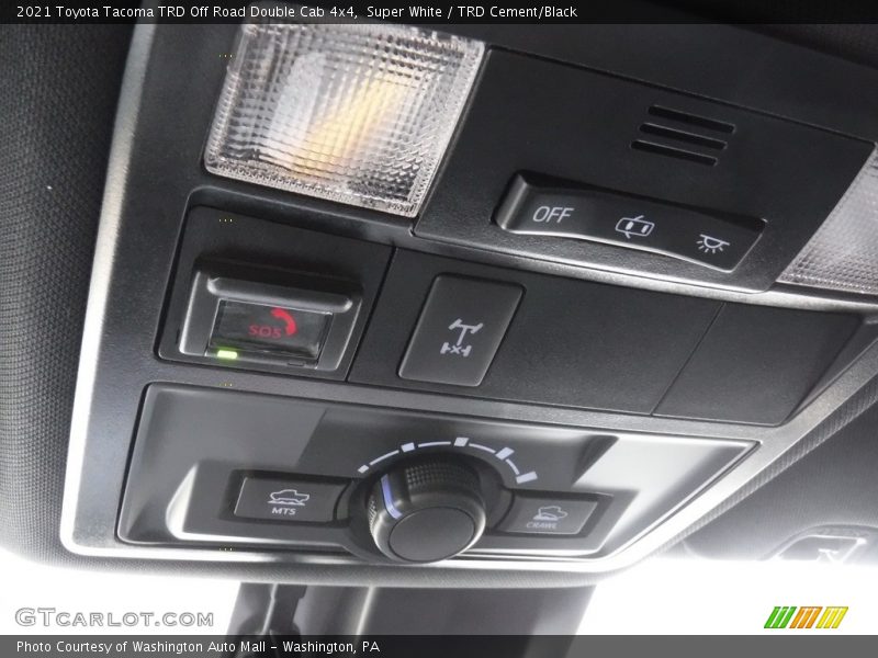 Super White / TRD Cement/Black 2021 Toyota Tacoma TRD Off Road Double Cab 4x4