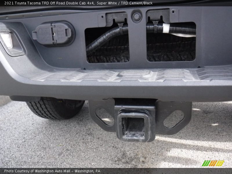 Super White / TRD Cement/Black 2021 Toyota Tacoma TRD Off Road Double Cab 4x4