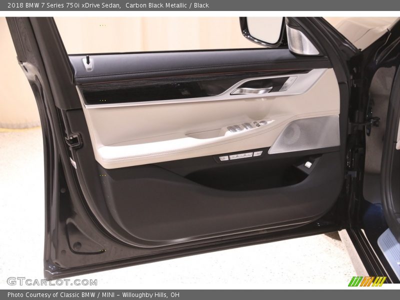 Carbon Black Metallic / Black 2018 BMW 7 Series 750i xDrive Sedan