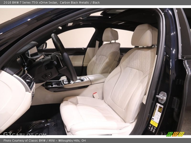 Carbon Black Metallic / Black 2018 BMW 7 Series 750i xDrive Sedan