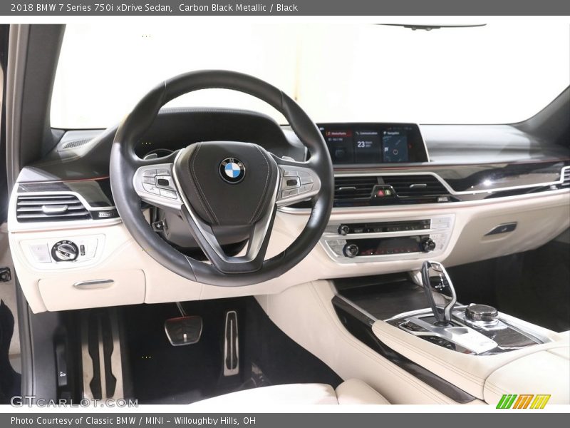 Carbon Black Metallic / Black 2018 BMW 7 Series 750i xDrive Sedan