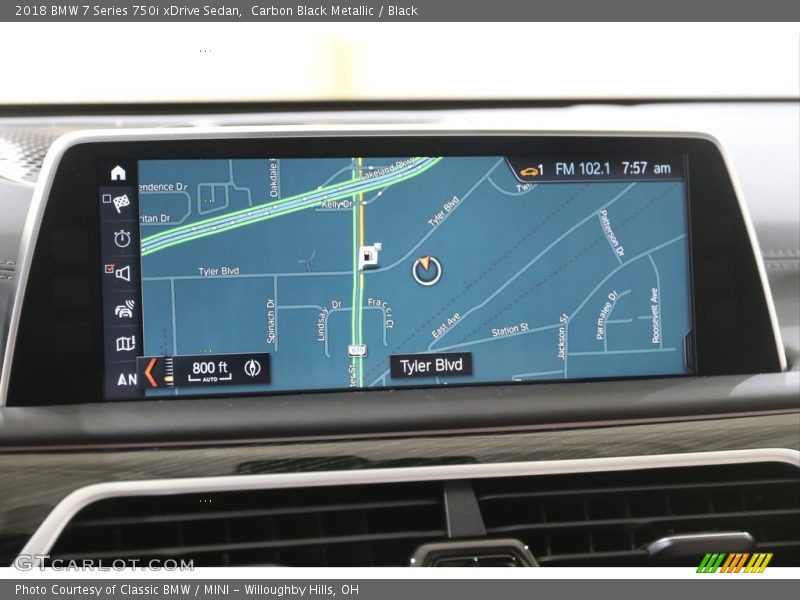 Carbon Black Metallic / Black 2018 BMW 7 Series 750i xDrive Sedan