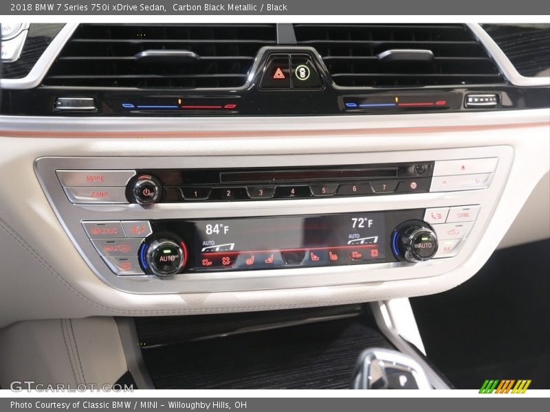 Carbon Black Metallic / Black 2018 BMW 7 Series 750i xDrive Sedan