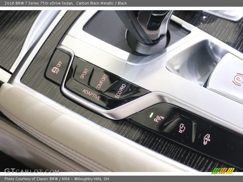 Carbon Black Metallic / Black 2018 BMW 7 Series 750i xDrive Sedan