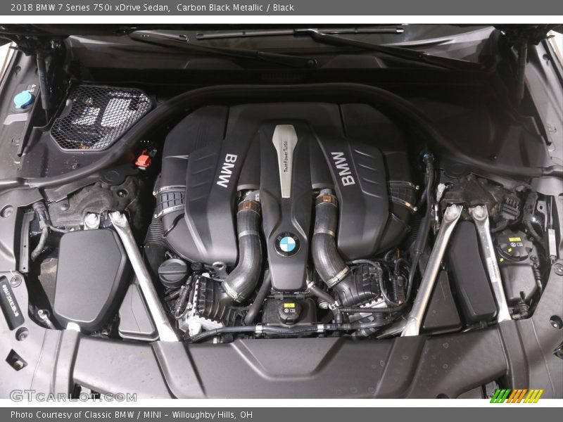 Carbon Black Metallic / Black 2018 BMW 7 Series 750i xDrive Sedan