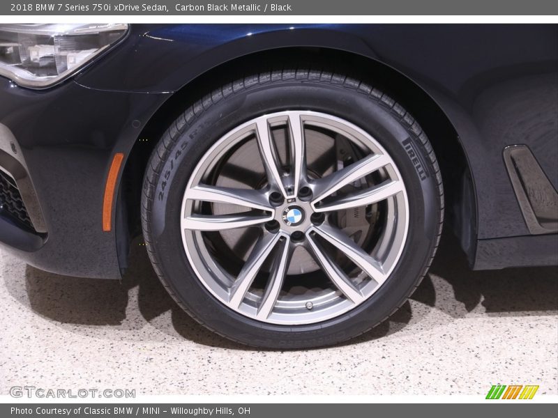 Carbon Black Metallic / Black 2018 BMW 7 Series 750i xDrive Sedan