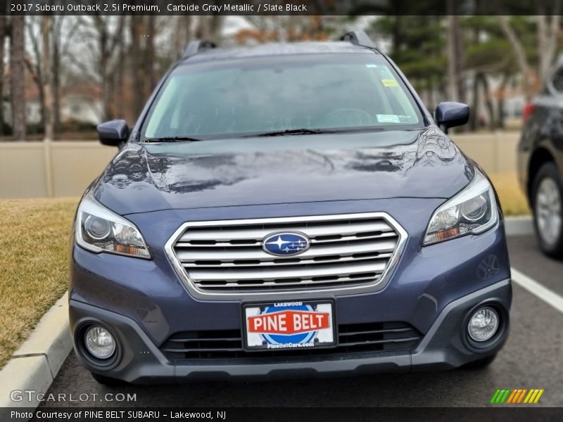 Carbide Gray Metallic / Slate Black 2017 Subaru Outback 2.5i Premium